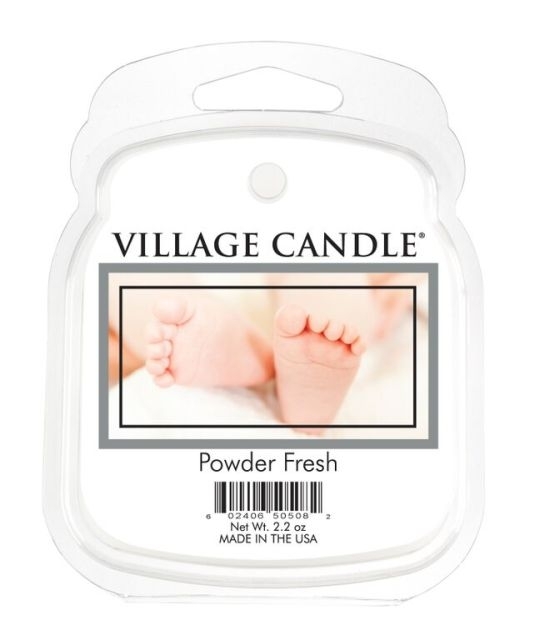 Village Candle Rozpustný vosk do aromalampy Pudrová svěžest (Powder Fresh) 62 g