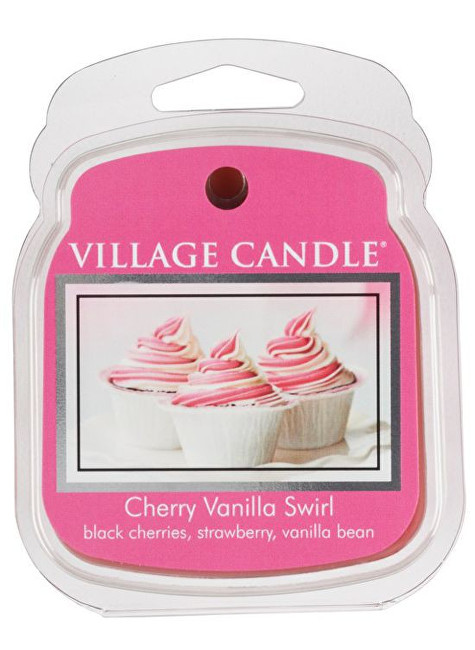 Village Candle Rozpustný vosk do aromalampy Višeň a vanilka (Cherry Vanilla Swirl) 62 g