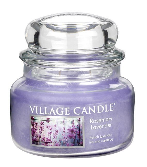 Village Candle Vonná svíčka ve skle Rozmarýn a levandule (Rosemary Lavender) 269 g