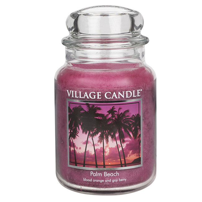Village Candle Vonná svíčka ve skle Palmová pláž (Palm Beach) 645 g