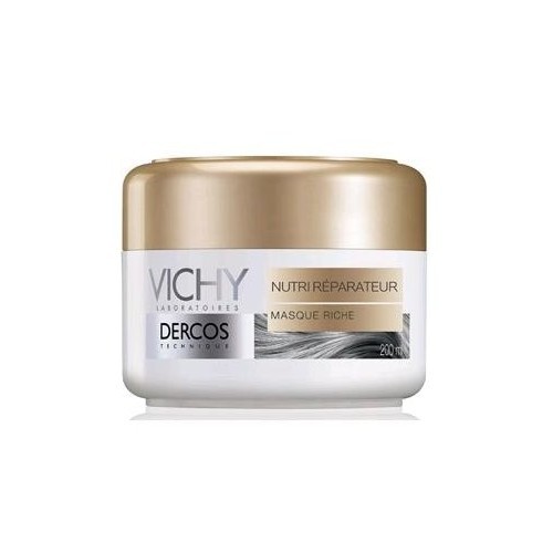 Vichy Vyživující maska pro suché a poškozené vlasy Dercos (Nourishing Reparative Mask) 200 ml