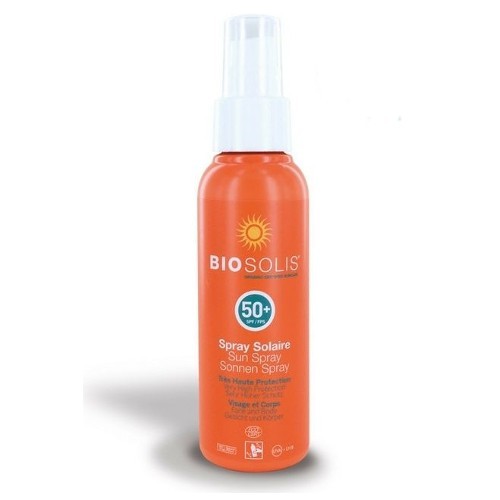 Biosolis Spray bronzare fata si corp 50 SPF (Sun Spray) 100 ml