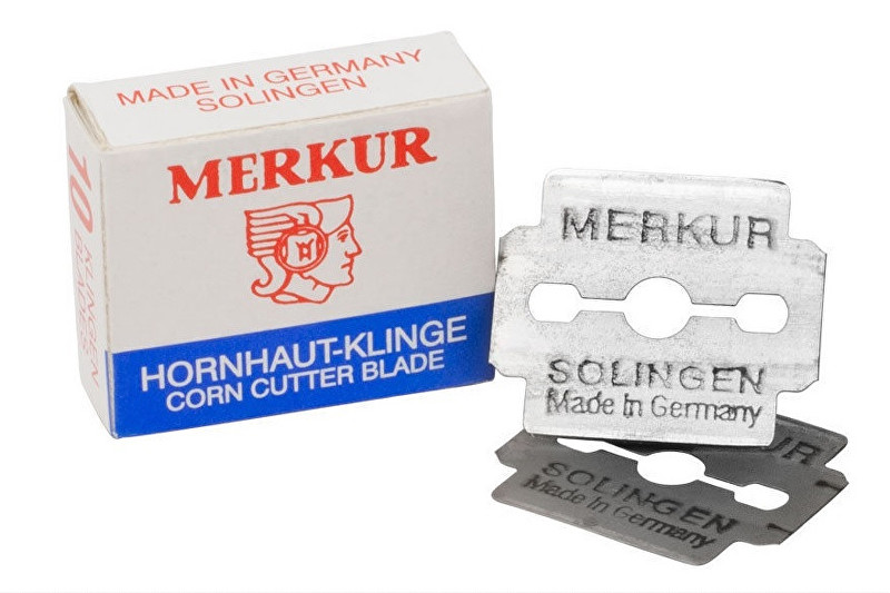 Ostatní Žiletky k seřezávači kůže Merkur Solingen 10 ks - VZOREK