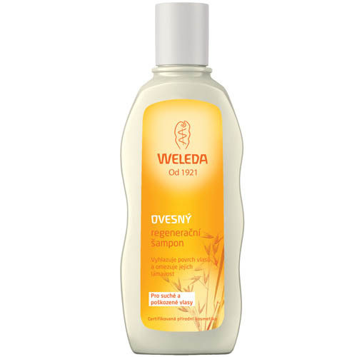 Fotografie Weleda Oves regenerační šampon pro suché a poškozené vlasy 190 ml
