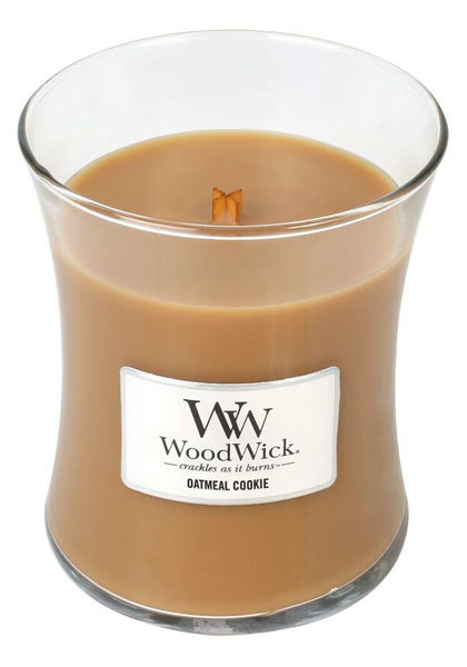 WoodWick Vonná svíčka váza Oatmetal Cookie 275 g