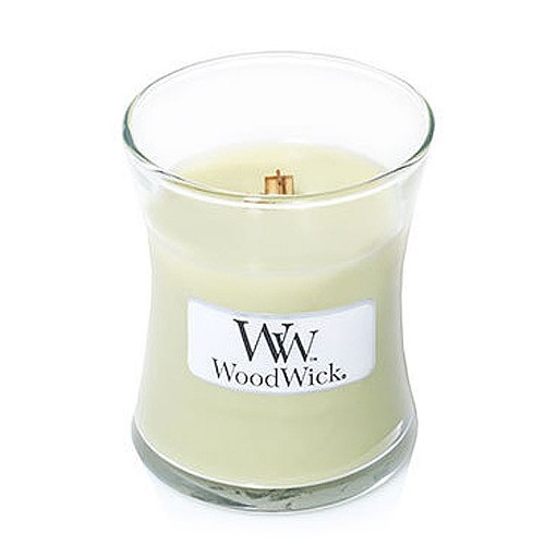 WoodWick Vonná svíčka váza White Willow Moss 85 g