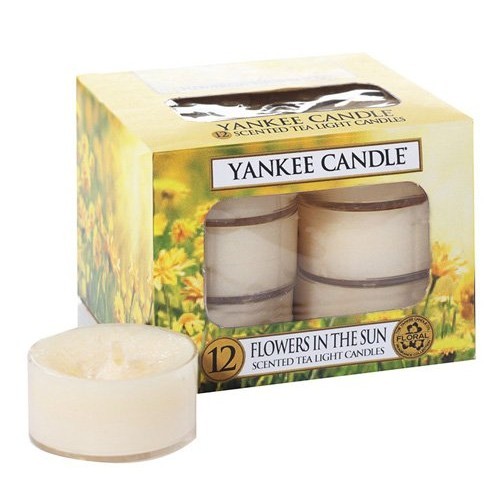 Yankee Candle Aromatické čajové svíčky Květiny na slunci (Flowers In The Sun) 12 x 9,8 g