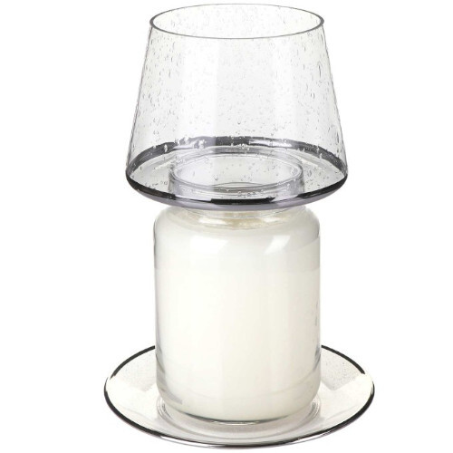 Yankee Candle Stínítko + talíř Kensington na střední a velké svíčky Classic