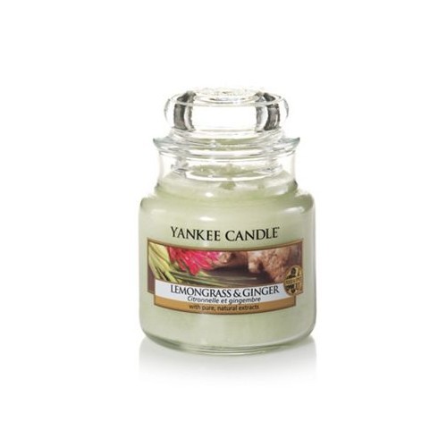 Yankee Candle Vonná svíčka Classic malý Citrónová tráva a zázvor (Lemongrass & Ginger) 104 g