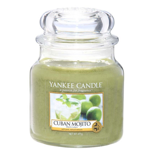 Yankee Candle Vonná svíčka Classic střední Cuban Mojito 411 g