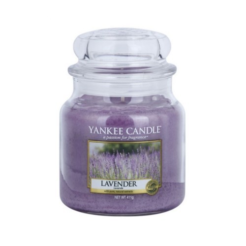 Yankee Candle Vonná svíčka Classic střední Levandule (Lavender) 411 g