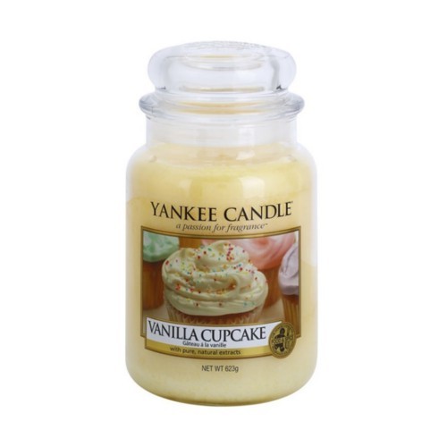 Yankee Candle Vonná svíčka Classic velký Vanilkový košíček (Vanilla Cupcake) 623 g