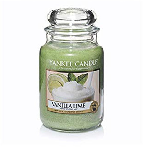 Yankee Candle Vonná svíčka velká Vanilka a limetka (Vanilla Lime) 623 g