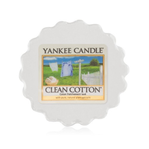 Yankee Candle Vonný vosk do aromalampy Čistá bavlna (Clean Cotton) 22 g