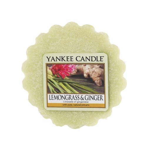 Yankee Candle Vonný vosk do aromalampy Citrónová tráva a zázvor (Lemongrass & Ginger) 22 g