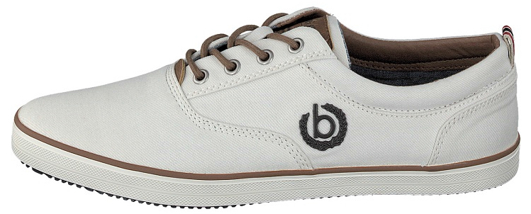 Bugatti Pánské polobotky F48136-200 White 45