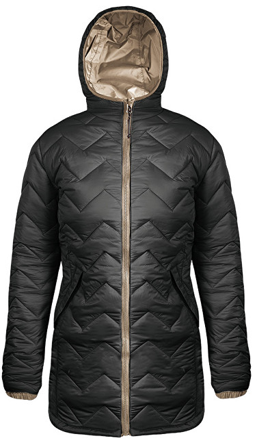 Brekka Dámská oboustranná zimní bunda Double Way Parka Woman BRFW2097-BLK L