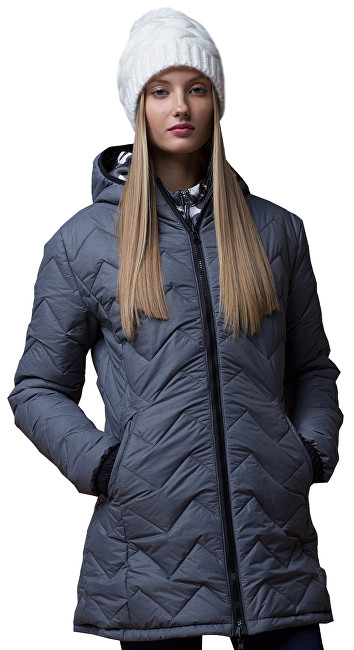 Brekka Dámská oboustranná zimní bunda Double Way Parka Woman BRFW2097-MGR L