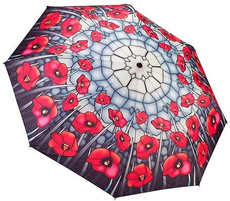 Blooming Brollies Dámský deštník Poppies folding style Blooming Brollies
