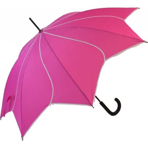 Blooming Brollies Dámský holový vystřelovací deštník Swirl Pink EDSSWP