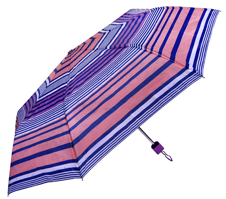 Blooming Brollies Dámský skládací deštník Perletti Basics Collection 12258 Purple
