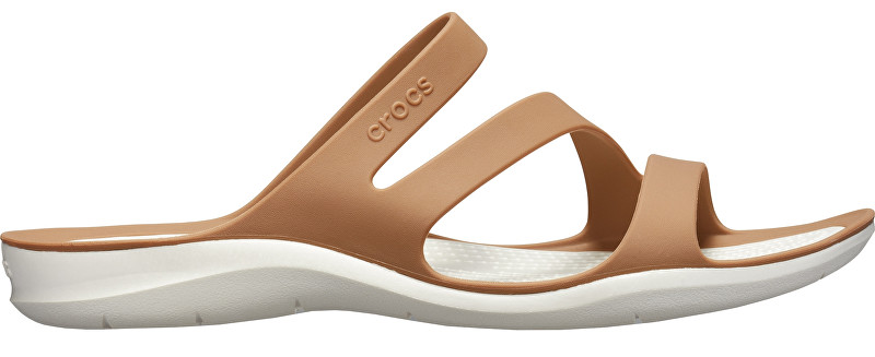 Crocs Dámské pantofle Swiftwater Sandal Bronze/Oyster 203998-81F 41-42