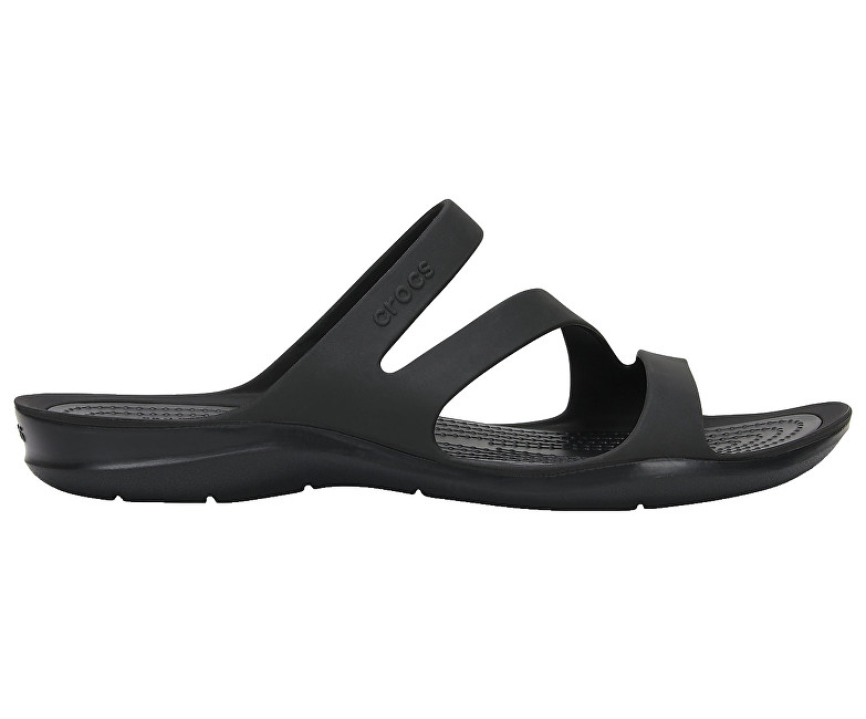 Crocs Dámské pantofle Swiftwater Sandal Paradise Black/Black 203998-060 38-39