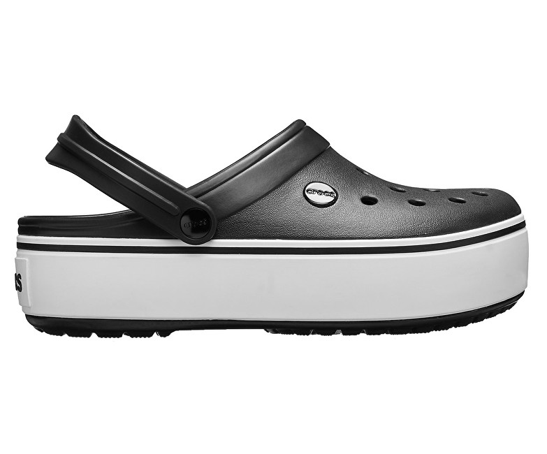 Crocs Pantofle Crocband Platform Clog Black/White 205434-066 38-39