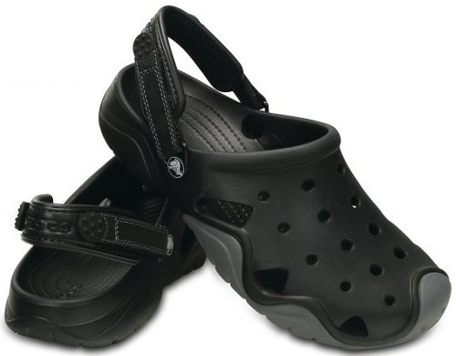 Crocs Pantofle Swiftwater Clog Black/Charcoal 202251-070 45-46