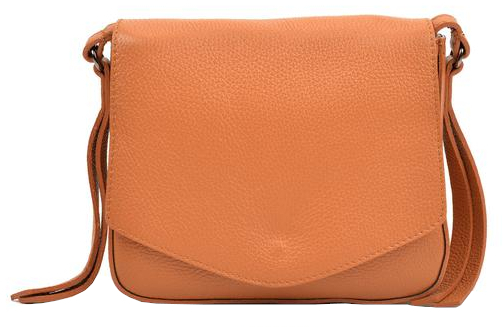 Carla Ferreri Kožená kabelka SS19CF1398 Cognac Carla Ferreri
