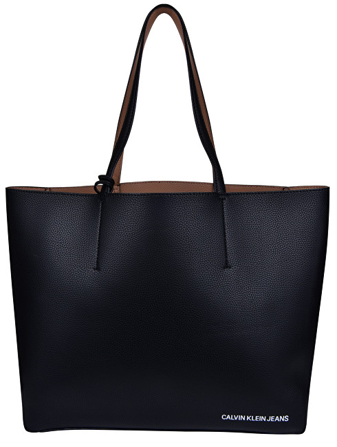 Calvin Klein Dámská kabelka Ultra Light Reversible Tote Bag+Wristlet Zip Pouch-Black