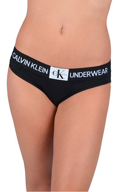 Calvin Klein Dámské kalhotky Bikini Black QF4921E-001 M