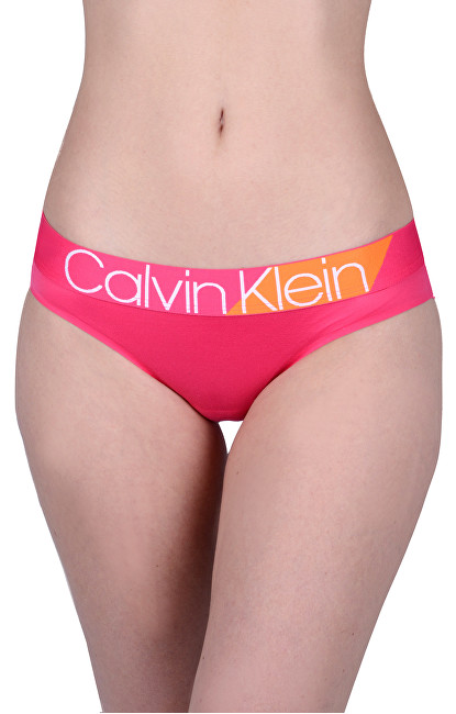 Calvin Klein Dámské kalhotky Bikini Nora W/Bell orange QF4938E-RNX S
