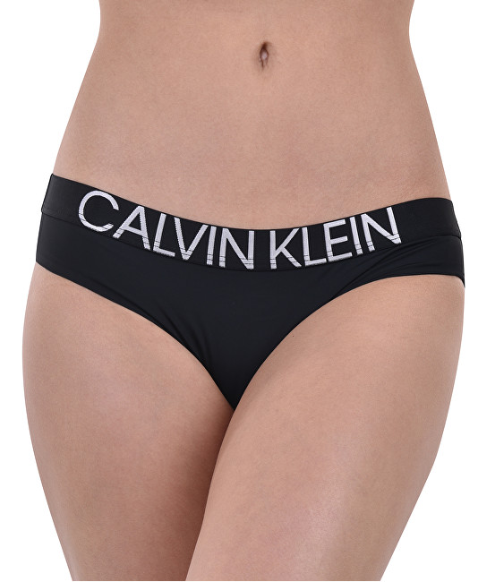 Calvin Klein Dámské kalhotky Bikiny Statement 1981 QF5183E-001 Black S