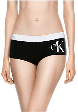 Calvin Klein Dámské kalhotky boyshort QF1646E-001 Black S