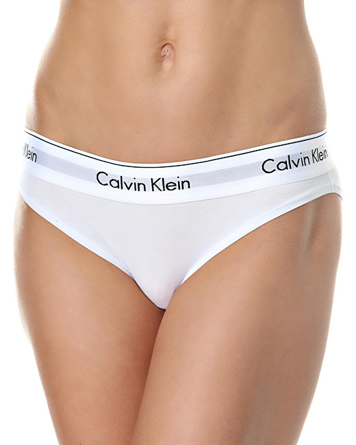 Calvin Klein Dámské kalhotky F3787E-100 White L