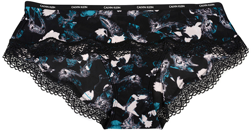 Calvin Klein Dámské kalhotky Hipster QF1691E-TAZ Floral Fantasm Print M