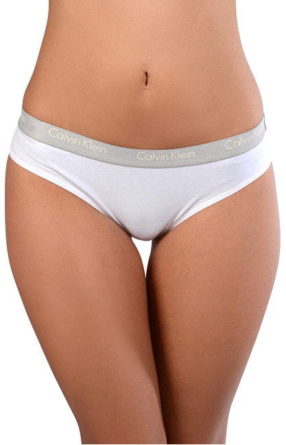 Calvin Klein Dámské kalhotky QF1369E-100 Cheekini White L