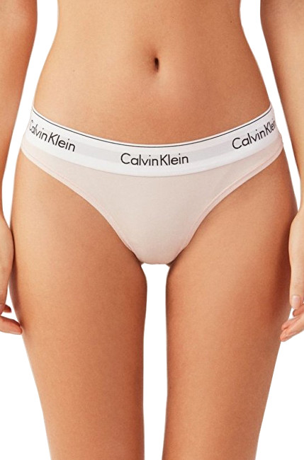 Calvin Klein Dámské kalhotky Thong F3786E-2NT L