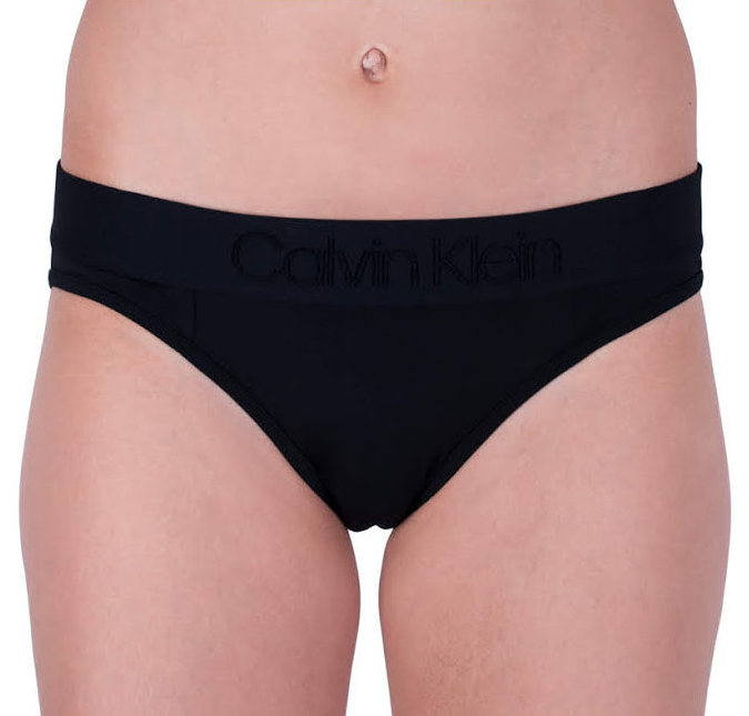 Calvin Klein Dámské kalhotky Tonal Logo Bikini QF4943E-001 Black M