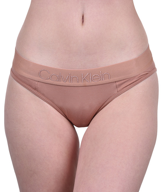 Calvin Klein Dámské kalhotky Tonal Logo Bikini QF4943E-YUT Unity M