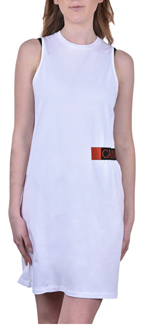 Calvin Klein Dámské šaty Muscle Tank Dress KW0KW00710-143 PVH White M