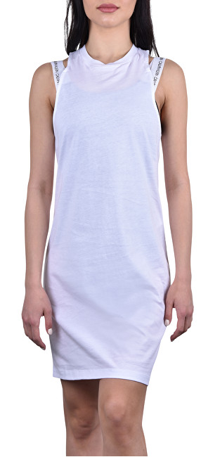 Calvin Klein Dámské šaty Tank Dress KW0KW00709-143 PVH White M