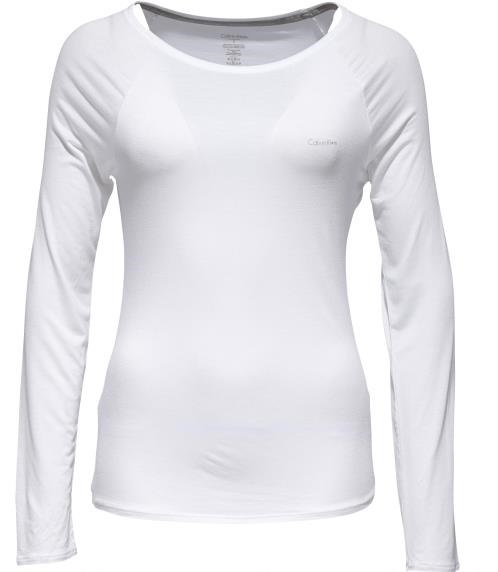 Calvin Klein Dámské triko L/S Top QS5493E-100 White M