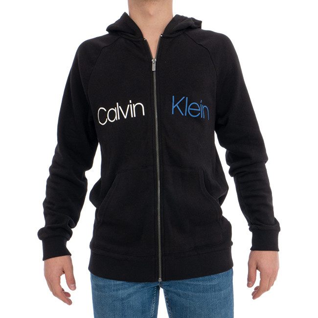 Calvin Klein Pánská mikina Full Zip Hoodie Black NM1609E-001 M