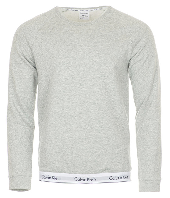 Calvin Klein Pánská mikina Sweatshirt NM1359E-080 Grey Heather L