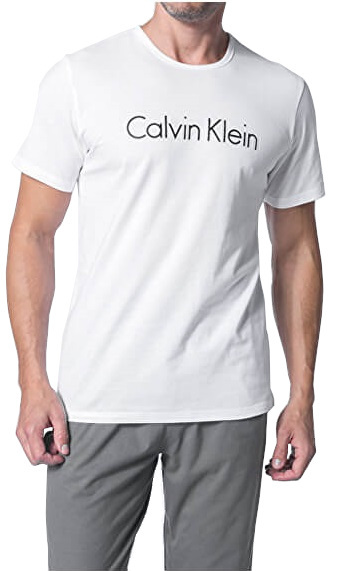 Calvin Klein Pánské triko Comfort Cotton S/S Crew Neck NM1129E-100 White L