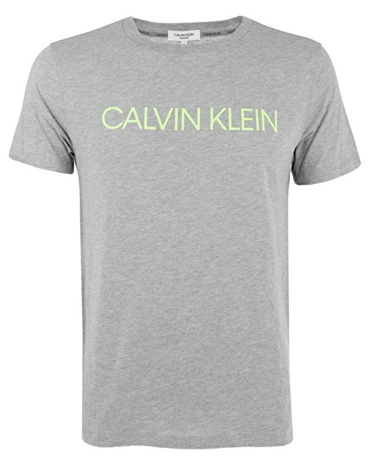 Calvin Klein Pánské triko Relaxed Crew Tee KM0KM00328-033 Grey Heather M
