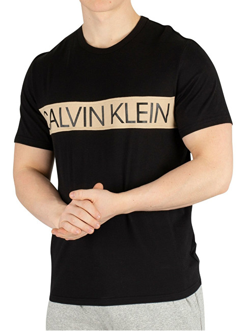 Calvin Klein Pánské triko S/S Crew Neck NM1656E-001 Black L