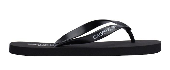 Calvin Klein Pánské žabky FF Sandals KM0KM00341-001 Black 45-46